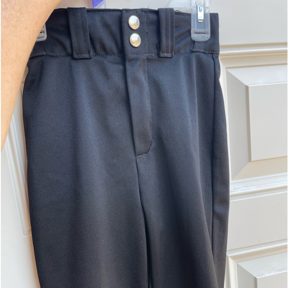 Youth Small Black Baseball Pants